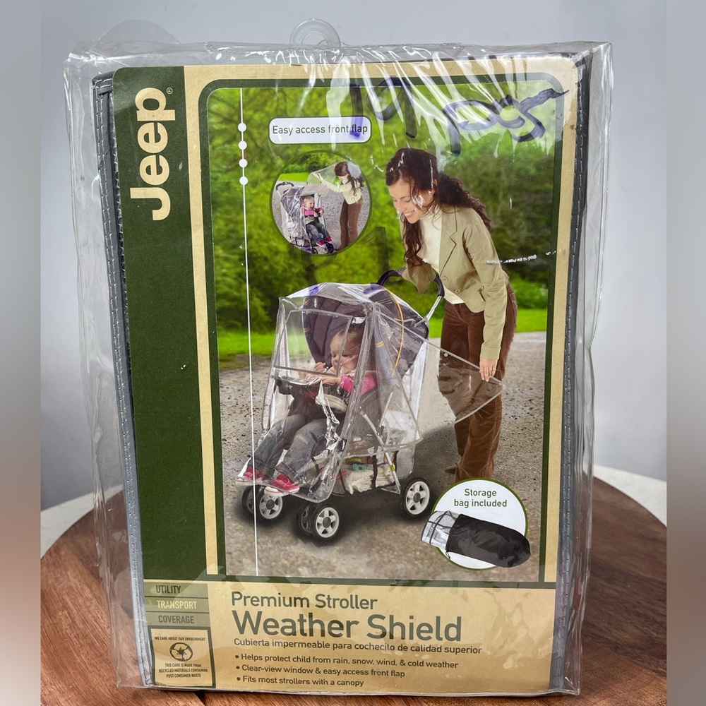 New.Jeep premium stroller weather shield.